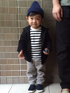 S&☺︎さん（キッズ・80cm）の秋コーディネート