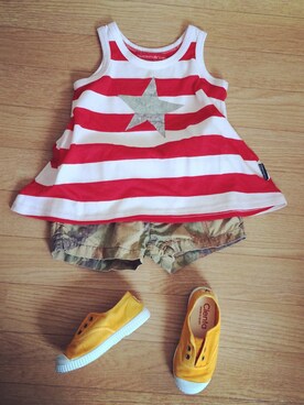 kantaさん（キッズ・80cm）の夏コーディネート