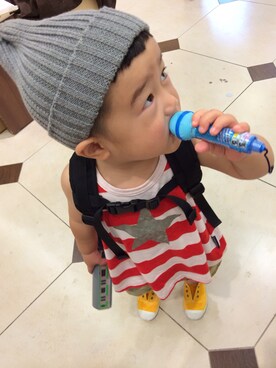 kantaさん（キッズ・80cm）の夏コーディネート