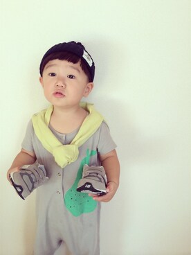 kantaさん（キッズ・80cm）の秋コーディネート