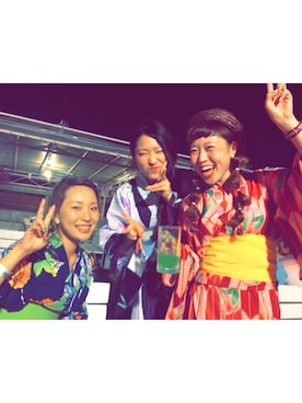 「祭り」｜「アイテム（アナログ腕時計）」を使った、noiriさん（レディース・161cm）の夏コーディネート
