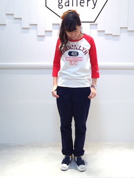 「E hyphen world gallery（イーハイフンワールドギャラリー）のアイテム」を使った、noiriさん（レディース・161cm）の夏コーディネート