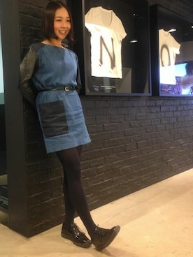 「IOSSELLIANI（イオッセリアーニ）のアイテム（ピアス（両耳用））」を使った、ZOZOSTROKEさん（レディース・166cm）の秋コーディネート