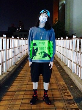 「PHENOMENON（フェノメノン）のアイテム（アクセサリー）」を使った、Saruさん（メンズ・172cm）の秋コーディネート