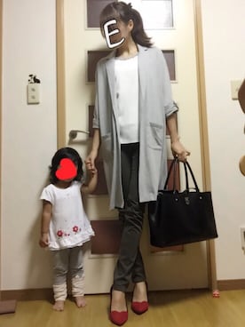 「サマンサタバサ」｜「アイテム（チェスターコート）」を使った、Erikaさん（レディース・165cm）の秋コーディネート