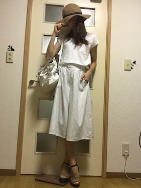 「ILIMA（イリマ）のアイテム（ブーティ）」を使った、Erikaさん（レディース・165cm）の秋コーディネート