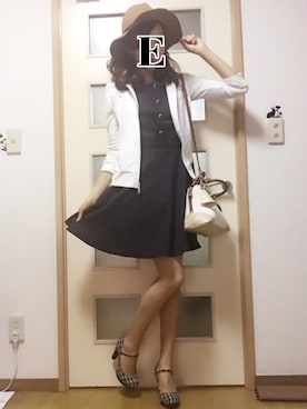 「ILIMA（イリマ）のアイテム（シューズ）」を使った、Erikaさん（レディース・165cm）の秋コーディネート