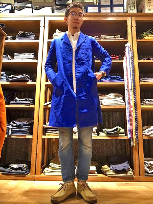 Freeport上野店長沼 Yarmoのステンカラーコートを使ったコーディネート Wear