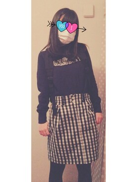 み ゆさん（レディース・156cm）の冬コーディネート