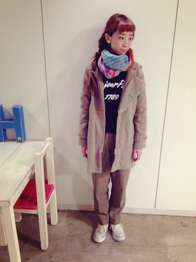 BEAMS BOY / ウールモッサー フードジップコートを使った人気