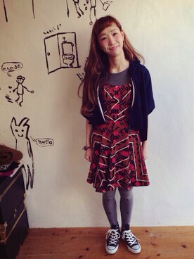 山門 美紗希さん（レディース・162cm）の冬コーディネート