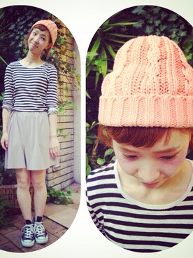 「CONVERSE（コンバース）のCONVERSE ALL STAR J HI （スニーカー、ブラック系）」を使った、山門 美紗希さん（レディース・162cm）の夏コーディネート