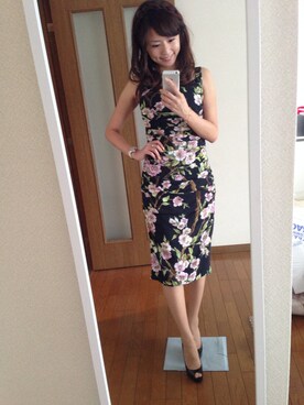 「DOLCE&GABBANA（ドルチェアンドガッバーナ）のアイテム（ワンピース/ドレス）」を使った、@seeeeiiiiraaaaさん（レディース・155cm）の夏コーディネート