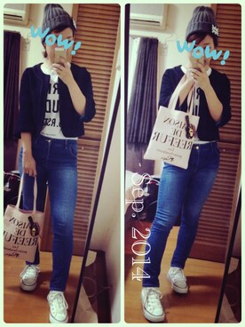 どら☻さん(レディース・158cm)の秋コーディネート