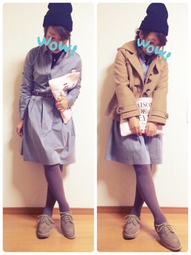 「reefur」｜「アイテム（ワンピース/ドレス）」を使った、どら☻さん（レディース・158cm）の秋コーディネート