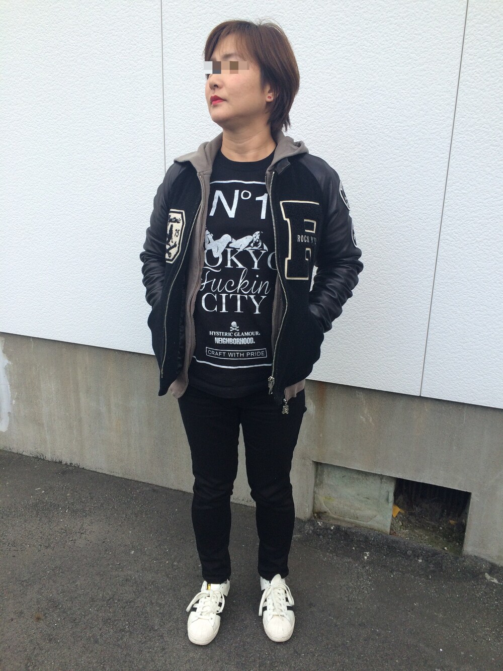 HYSTERIC GLAMOUR RAMONES EAGLE HEADボーダーT HYSTERIC GLAMOUR（ヒステリックグラマー）の「RAMONES/EAGLE HEAD