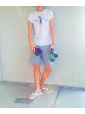 「EDIJAM（エディジャム）のアイテム」を使った、ＳＨＵさん（メンズ・172cm）の秋コーディネート