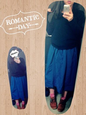 「黒ニット」｜べにさん（レディース・157cm）の冬コーディネート