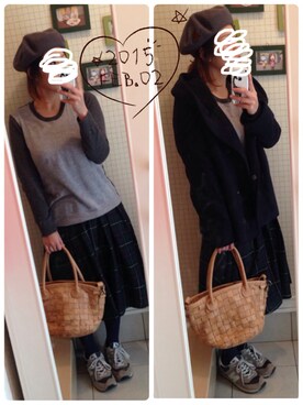 おもちさん（レディース・157cm）の冬コーディネート