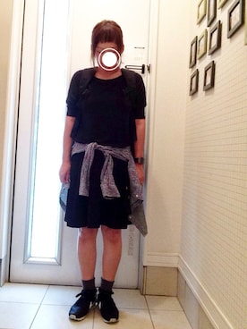 「Factor=（ファクターイコール）のアイテム（バックパック/リュック）」を使った、おもちさん（レディース・156cm）の夏コーディネート