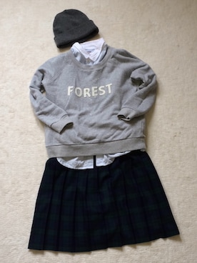 「タータンチェック」｜analogさん（レディース・167cm）の秋コーディネート