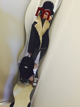 moeさん（レディース・154cm）の冬コーディネート