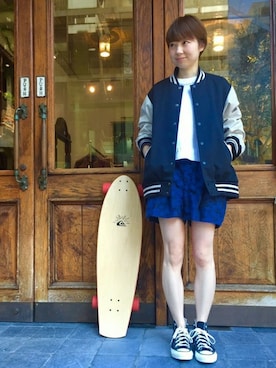 「JOURNAL STANDARD（ジャーナルスタンダード）のアイテム（ブルゾン）」を使った、JOURNAL STANDARD LＡDY's　渋谷店スタッフさん（レディース・157cm）の冬コーディネート