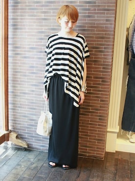 JOURNAL STANDARD LＡDY's　渋谷店スタッフさん（レディース・157cm）の夏コーディネート