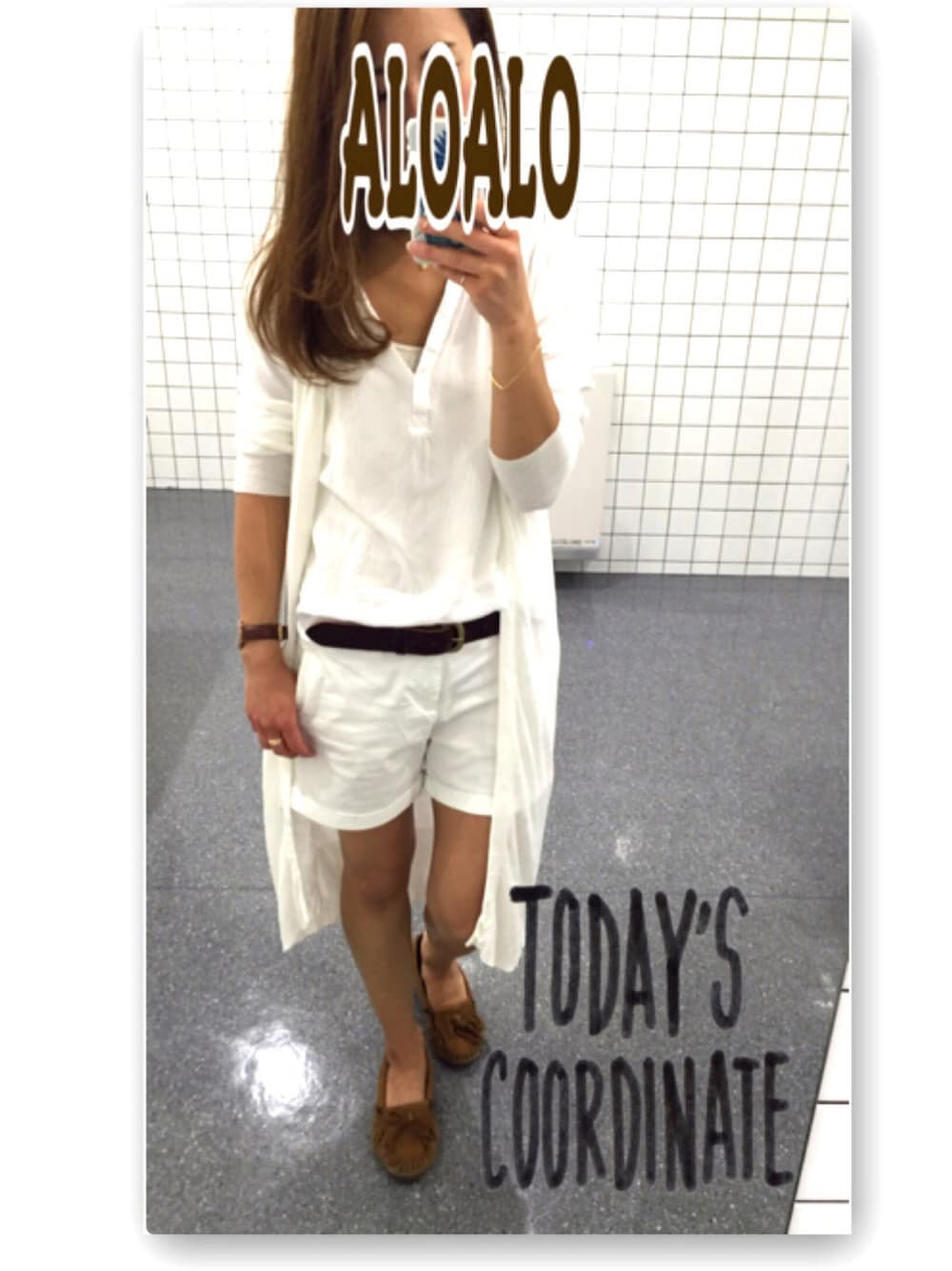 erikoさんの「【Casual】定番ﾍﾞﾙﾄ（Ungrid）」を使ったコーディネートの1枚目の写真