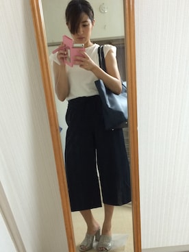 「しごと」｜もももさん（レディース・158cm）の夏コーディネート