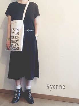 ryonneさんの（GU | ジーユー）を使ったコーディネート