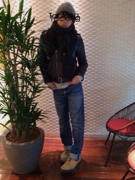 「GOLDEN GOOSE（ゴールデングース）のアイテム（パーカー、グレー系）」を使った、U10さん（メンズ・176cm）の夏コーディネート