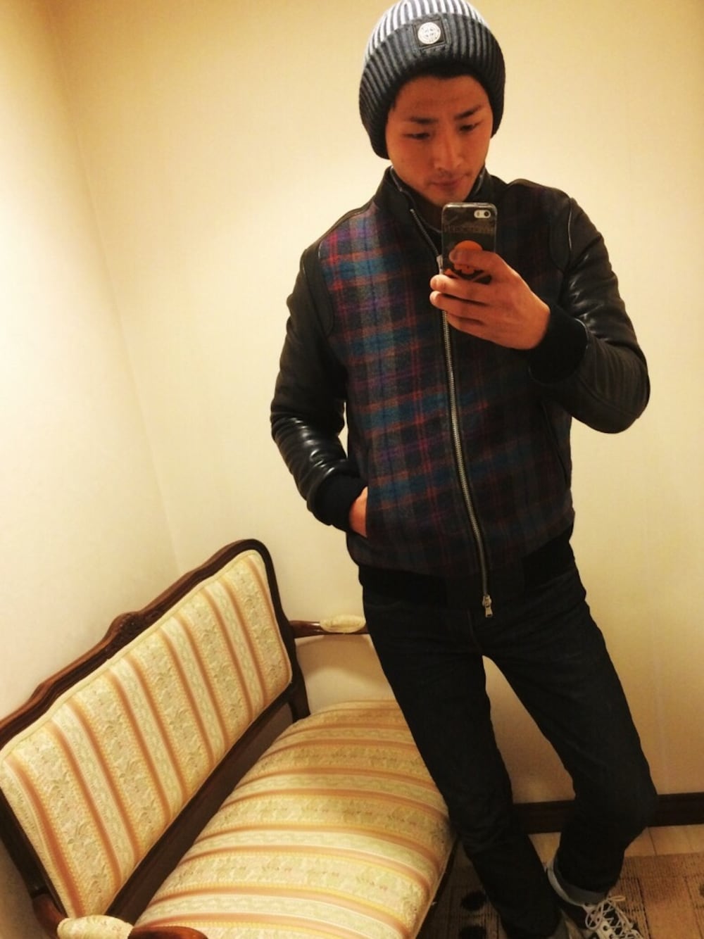 STONE ISLANDのニットキャップ/ビーニーを使ったメンズ人気