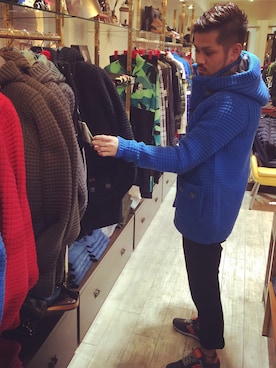 「アイテム（ダッフルコート）」を使った、U-Daiさん（メンズ・173cm）の秋コーディネート