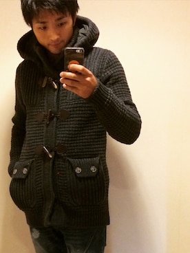 「BARK（バーク）のアイテム」を使った、U-Daiさん（メンズ・181cm）の秋コーディネート