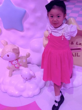 「simonetta（シモネッタ）のアイテム」を使った、🎪totto🎪さん（キッズ・100cm）の春コーディネート