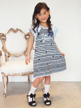 「アイテム（ワンピース/ドレス）」を使った、JILLSTUART NEWYORKさん（キッズ・111cm）の春コーディネート