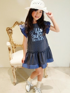 「アイテム（ワンピース/ドレス）」を使った、JILLSTUART NEWYORKさん（キッズ・126cm）の春コーディネート