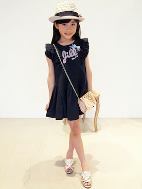 「アイテム（ワンピース/ドレス）」を使った、JILLSTUART NEWYORKさん（キッズ・128cm）の春コーディネート