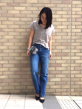 KAZUKI SHINOHARAさん（レディース・163cm）の春コーディネート