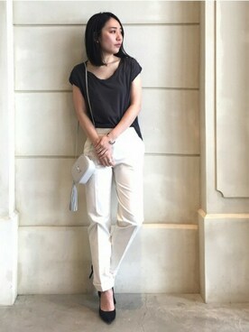 KAZUKI SHINOHARAさん(レディース・163cm)の春コーディネート