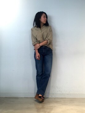 KAZUKI SHINOHARAさん（レディース・163cm）の春コーディネート