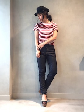 KAZUKI SHINOHARAさん（レディース・163cm）の夏コーディネート