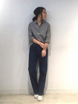 KAZUKI SHINOHARAさん（レディース・163cm）の春コーディネート