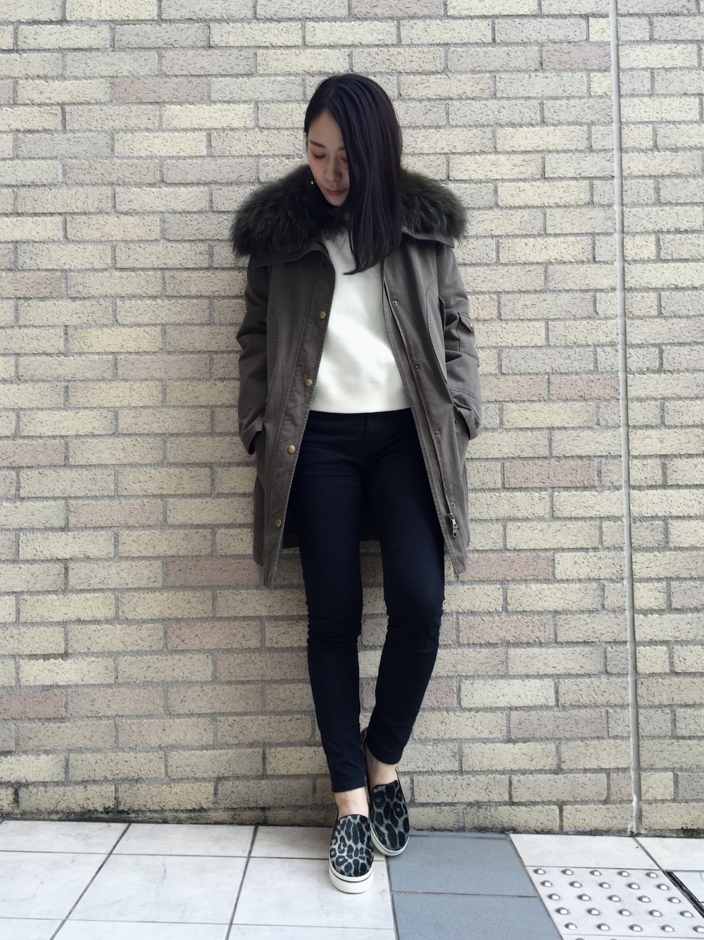 MAISON DE REEFURのモッズコートを使った人気ファッション