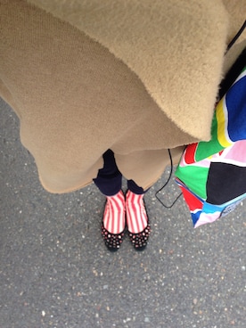 「アイテム（その他トップス、ブラウン系）」を使った、ogsnkさん（レディース・165cm）の冬コーディネート