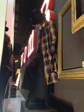 「厚底」｜こんのーさん（メンズ・173cm）の冬コーディネート