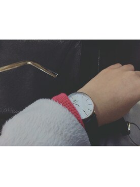 「Daniel Wellington」｜ゆかこさん（レディース・157cm）の冬コーディネート