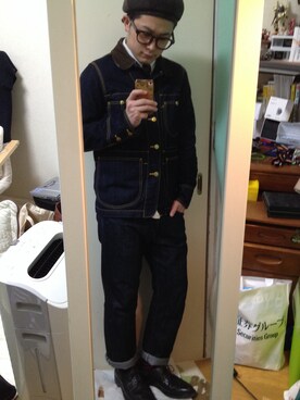 「TOMMY（トミー）のアイテム（カバーオール）」を使った、shoさん（メンズ・168cm）の春コーディネート