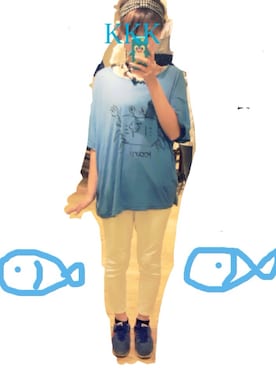 KKKさん（レディース・168cm）の夏コーディネート